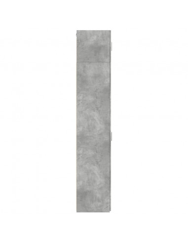 Mobile Sottile Grigio Cemento 40x42,5x225 cm in Truciolato