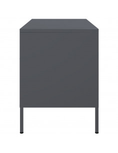 Mobile TV Antracite 68x39x50,5 cm in Acciaio 2