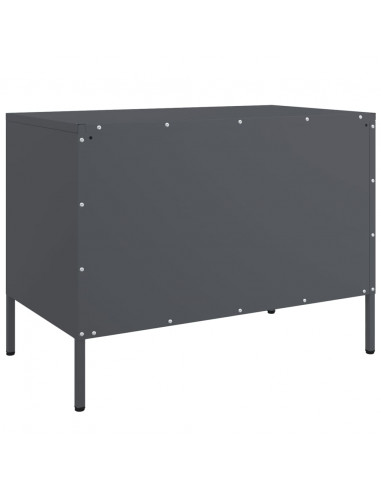 Mobile TV Antracite 68x39x50,5 cm in Acciaio