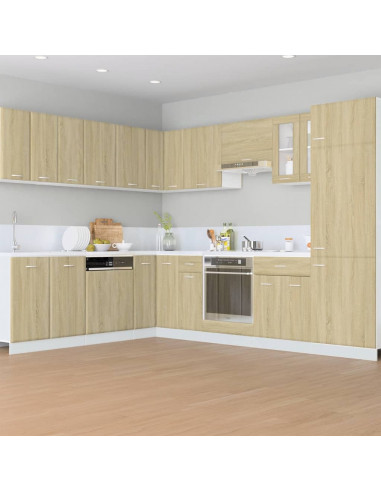 Mobile Pensile Rovere Sonoma 60x31x60 cm Legno Multistrato