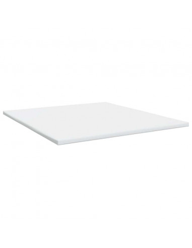 Giroletto a Molle con Materasso Marrone Scuro 200x200cm Tessuto