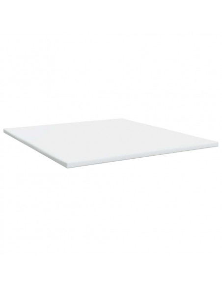 Giroletto a Molle con Materasso Marrone Scuro 200x200cm Tessuto