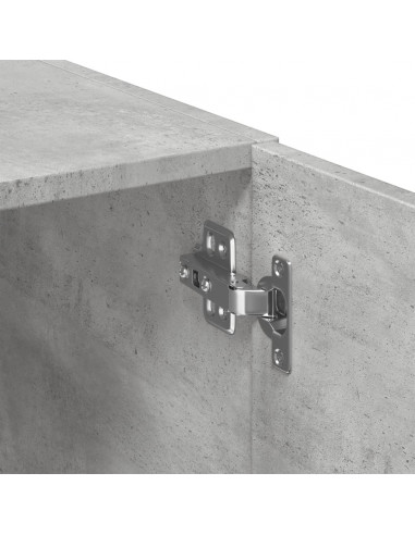 Armadietto Grigio Cemento 70x42,5x225 cm in Truciolato