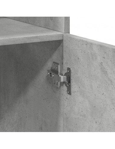 Armadietto Grigio Cemento 70x42,5x225 cm in Truciolato