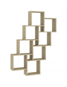 Mensola Parete Cubo Rovere Sonoma 90x15x119cm Legno Multistrato 2