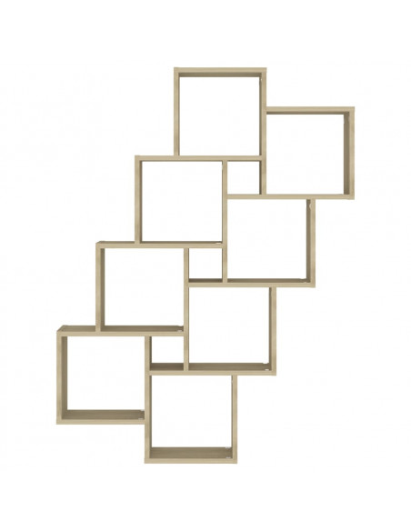 Mensola Parete Cubo Rovere Sonoma 90x15x119cm Legno Multistrato