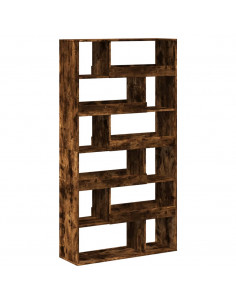 Libreria Rovere Fumo 100x33x187,5 cm in Truciolato 2