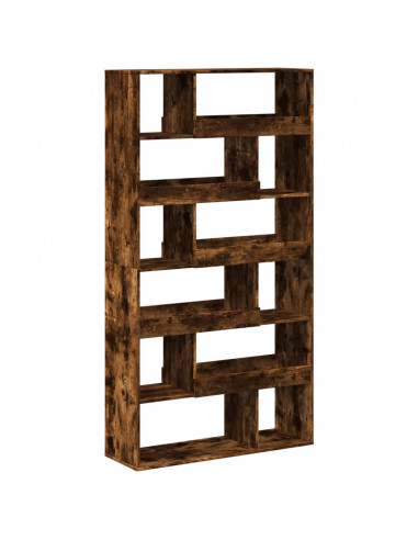 Libreria Rovere Fumo 100x33x187,5 cm in Truciolato