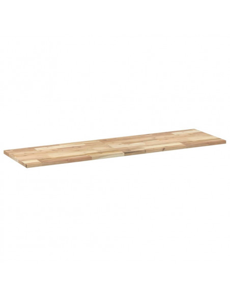 Mensole da Parete 2 pz 140x40x2 cm Legno Acacia Non Trattato