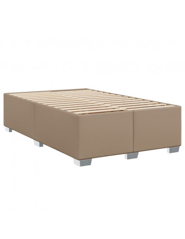 Giroletto a Molle con Materasso Cappuccino 120x200cm Similpelle