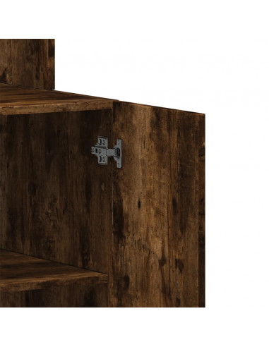 Mobile da Cucina Rovere Fumo 60x50x180 cm in Legno Multistrato