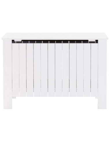 Contenitore con Coperchio RANA Bianco 80x49x54 cm Massello Pino