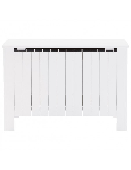 Contenitore con Coperchio RANA Bianco 80x49x54 cm Massello Pino