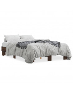 Giroletto Rovere Marrone 120x200cm in Legno Multistrato Metallo 2