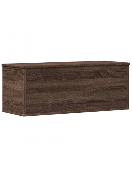 Contenitore Portaoggetti Rovere Marrone 90x35x35 cm Truciolato