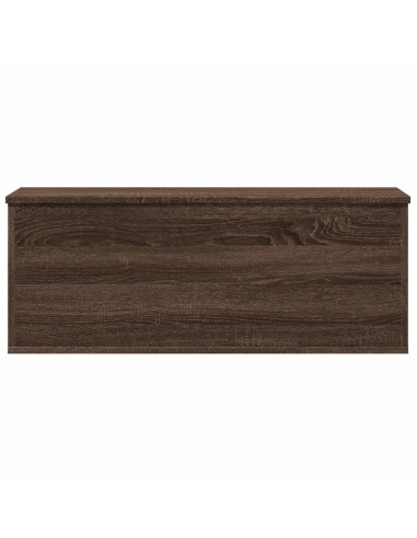 Contenitore Portaoggetti Rovere Marrone 90x35x35 cm Truciolato
