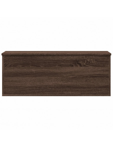 Contenitore Portaoggetti Rovere Marrone 90x35x35 cm Truciolato