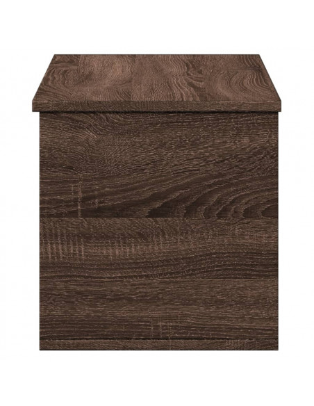 Contenitore Portaoggetti Rovere Marrone 90x35x35 cm Truciolato