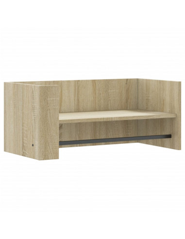 Scaffale Parete Rovere Sonoma 70,5x35x30,5 cm Legno Multistrato