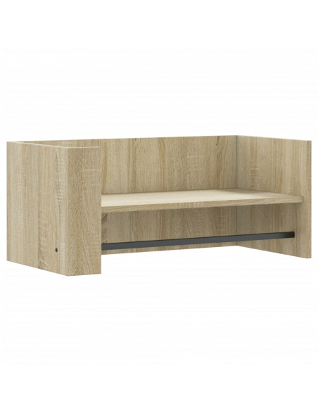 Scaffale Parete Rovere Sonoma 70,5x35x30,5 cm Legno Multistrato