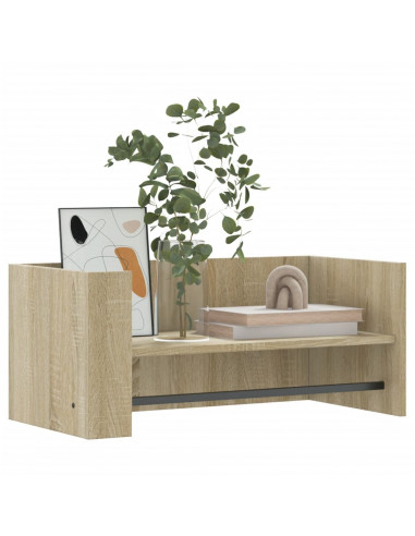 Scaffale Parete Rovere Sonoma 70,5x35x30,5 cm Legno Multistrato