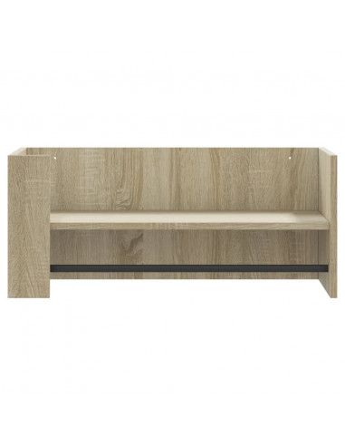 Scaffale Parete Rovere Sonoma 70,5x35x30,5 cm Legno Multistrato