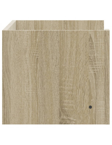 Scaffale Parete Rovere Sonoma 70,5x35x30,5 cm Legno Multistrato