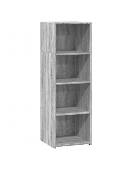Credenza Grigio Sonoma 40x41x124cm in Legno Multistrato