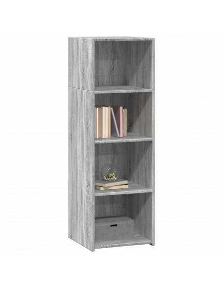 Credenza Grigio Sonoma 40x41x124cm in Legno Multistrato