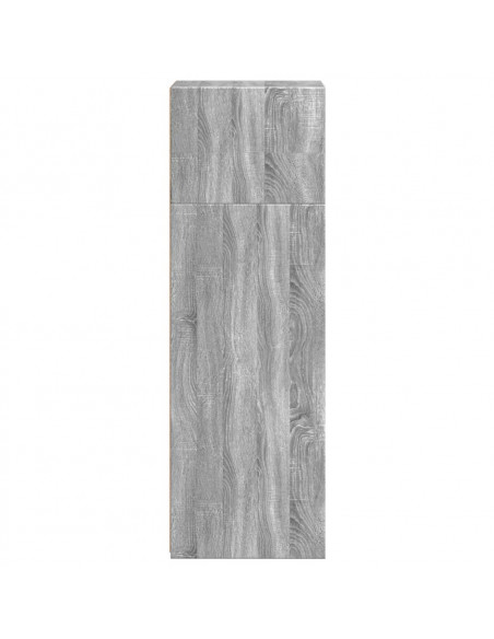 Credenza Grigio Sonoma 40x41x124cm in Legno Multistrato