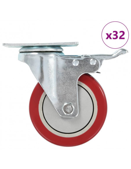 Ruote Girevoli 32 pz 100 mm