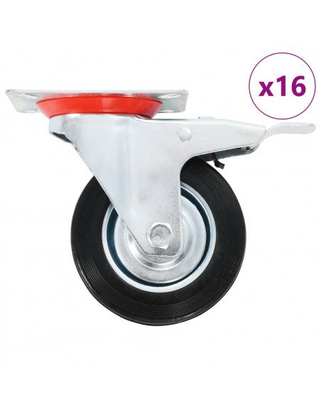 Ruote Girevoli 16 pz 100 mm