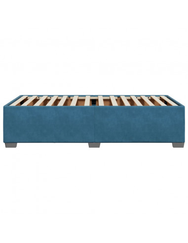 Giroletto Blu 90x190 cm in Velluto