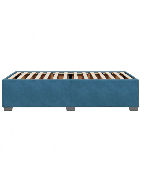 Giroletto Blu 90x190 cm in Velluto