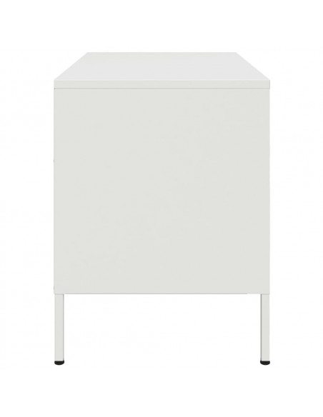 Mobili TV 2pz Bianchi 68x39x50,5 cm in Acciaio