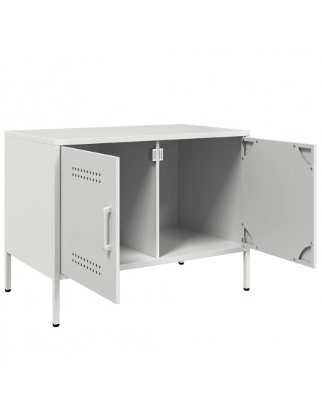 Mobili TV 2pz Bianchi 68x39x50,5 cm in Acciaio