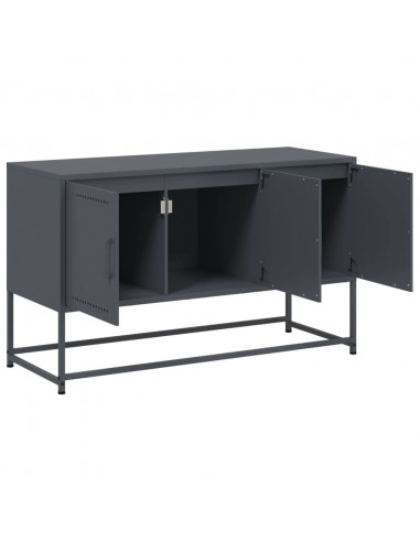 Mobile TV Antracite 100,5x39x60,5 cm in Acciaio