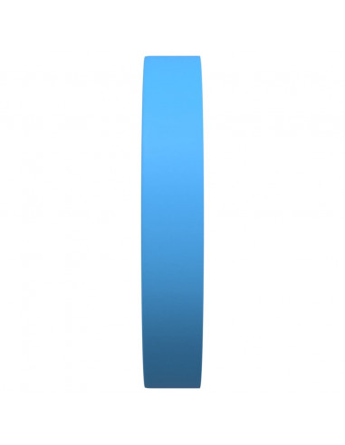 Orologio da Parete Blu Ø25,5 cm Polistirene e Vetro