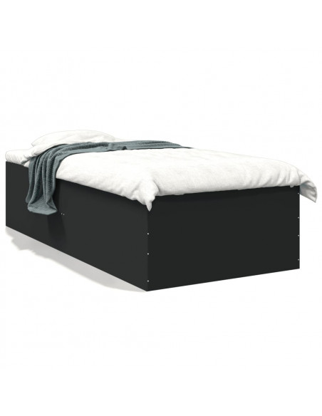 Giroletto Nero 90x190 cm in Legno Multistrato