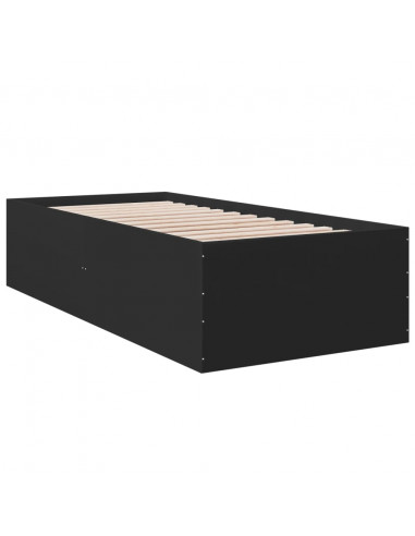 Giroletto Nero 90x190 cm in Legno Multistrato