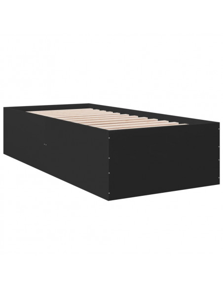 Giroletto Nero 90x190 cm in Legno Multistrato