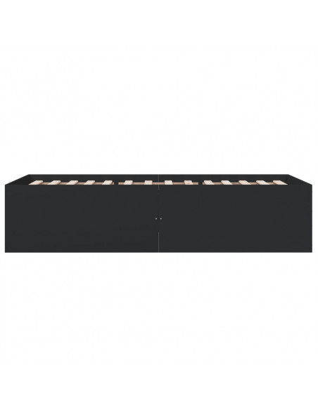 Giroletto Nero 90x190 cm in Legno Multistrato