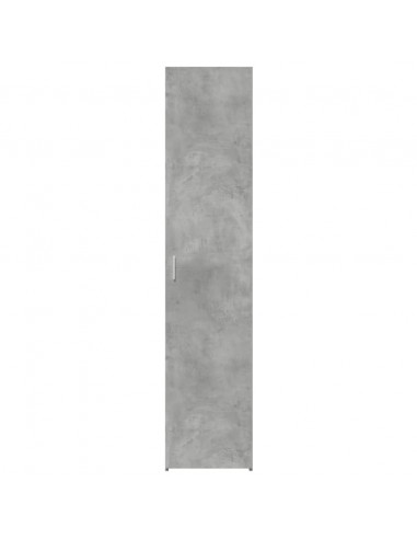 Credenza Grigio Cemento 40x42,5x185 cm in Legno Multistrato