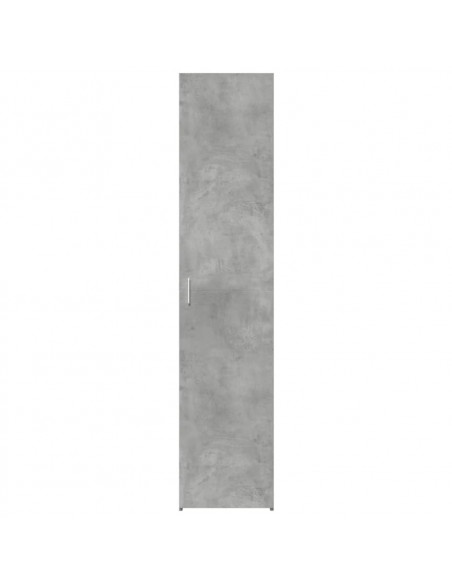 Credenza Grigio Cemento 40x42,5x185 cm in Legno Multistrato