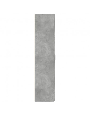 Credenza Grigio Cemento 40x42,5x185 cm in Legno Multistrato