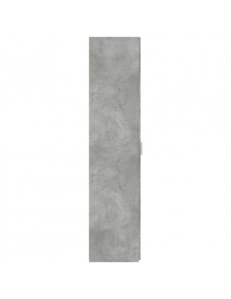 Credenza Grigio Cemento 40x42,5x185 cm in Legno Multistrato