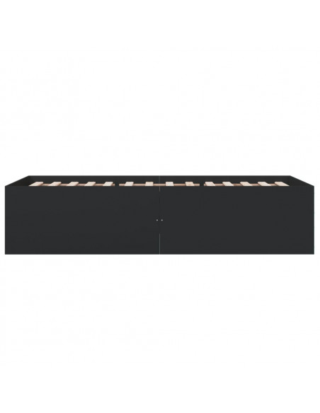 Giroletto Nero 90x200 cm in Legno Multistrato