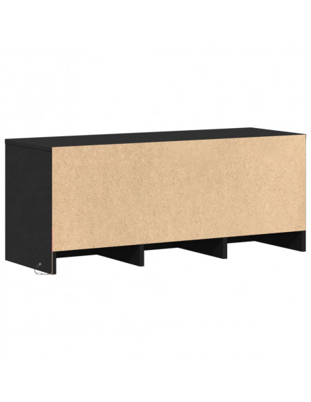 Mobile Porta TV con LED Nero 97x34x40 cm in Truciolato