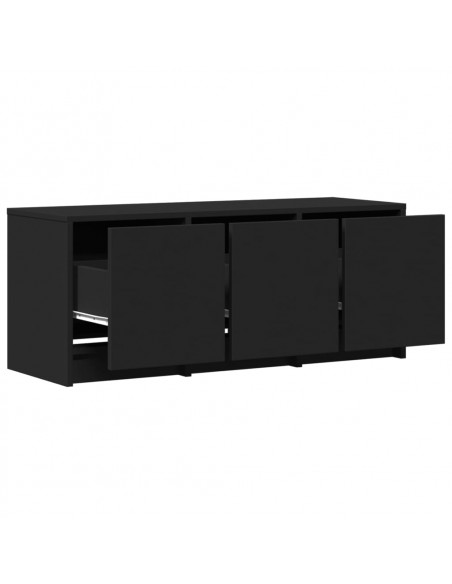 Mobile Porta TV con LED Nero 97x34x40 cm in Truciolato