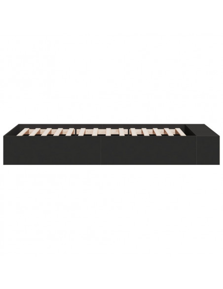 Giroletto Nero 90x200 cm in Legno Multistrato